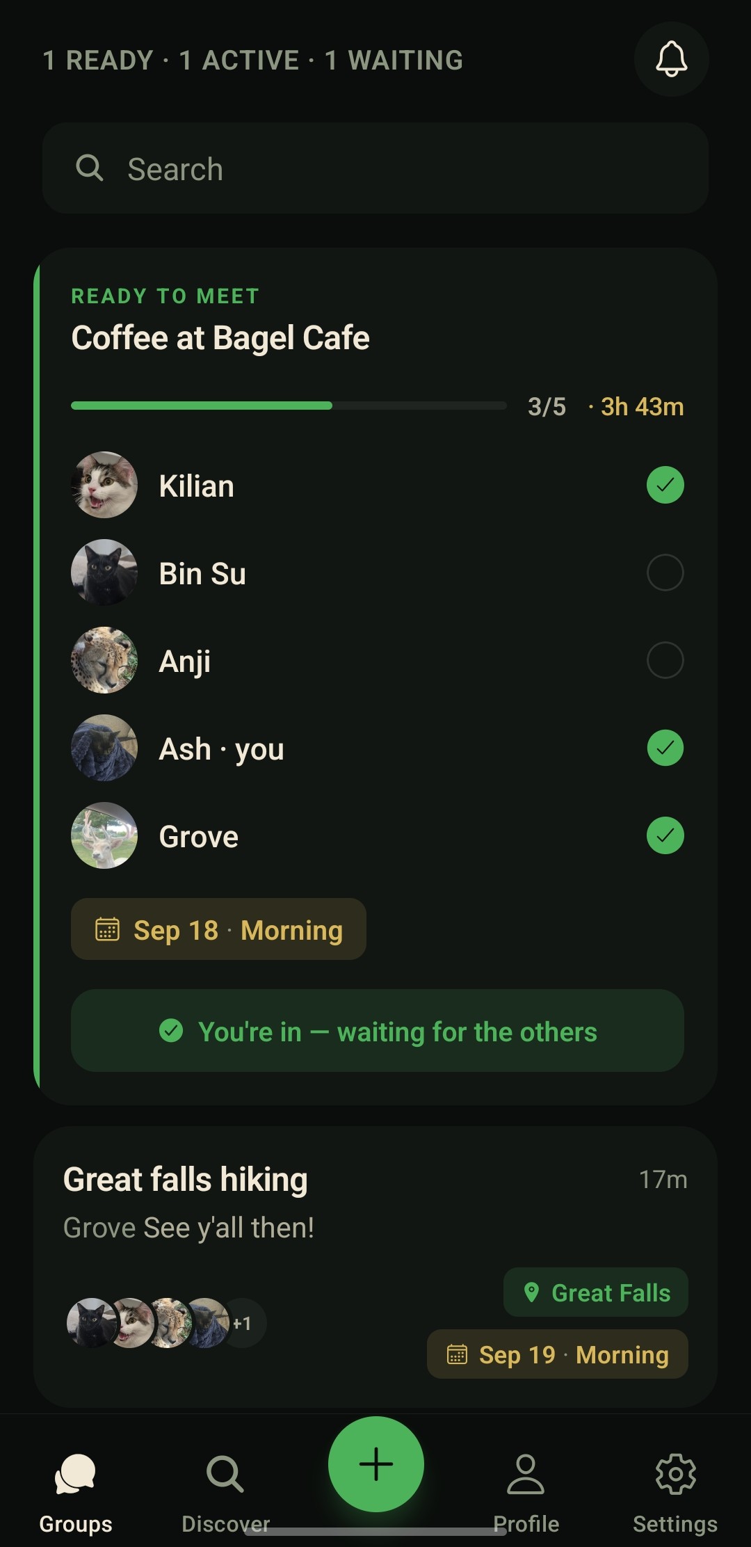Join a group that fits